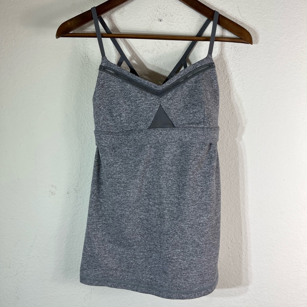 Lululemon Just Breathe Tank Grey Size 6